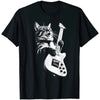 Rock Cat Playing Guitar T-shirt