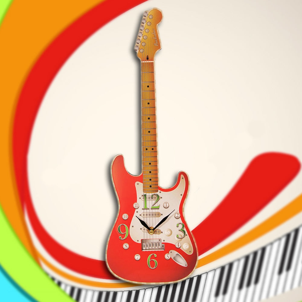 Electric Guitar Wall Clock