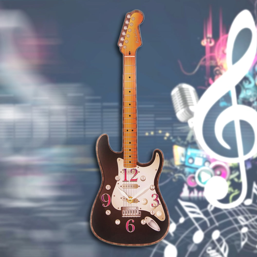 Electric Guitar Wall Clock