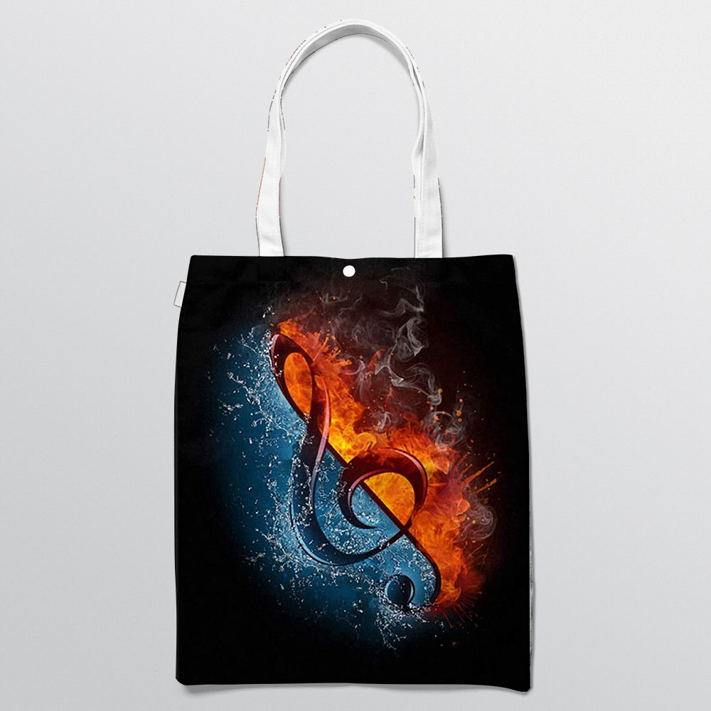 Music Note Shopping Shoulder Bag