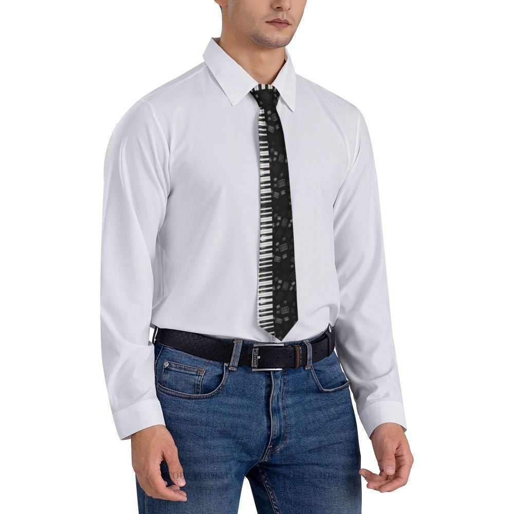Piano Keys Bi-Tone Tie