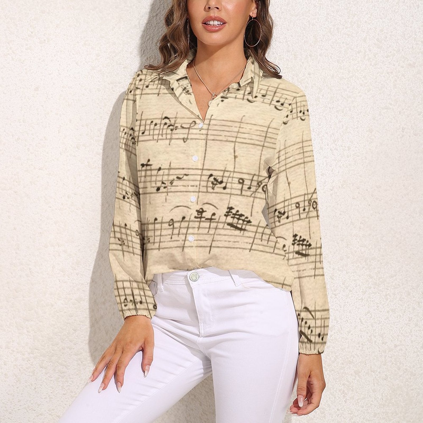 Vintage Music Long Sleeves Shirt