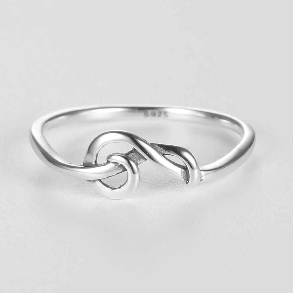 Treble Clef Silver Ring