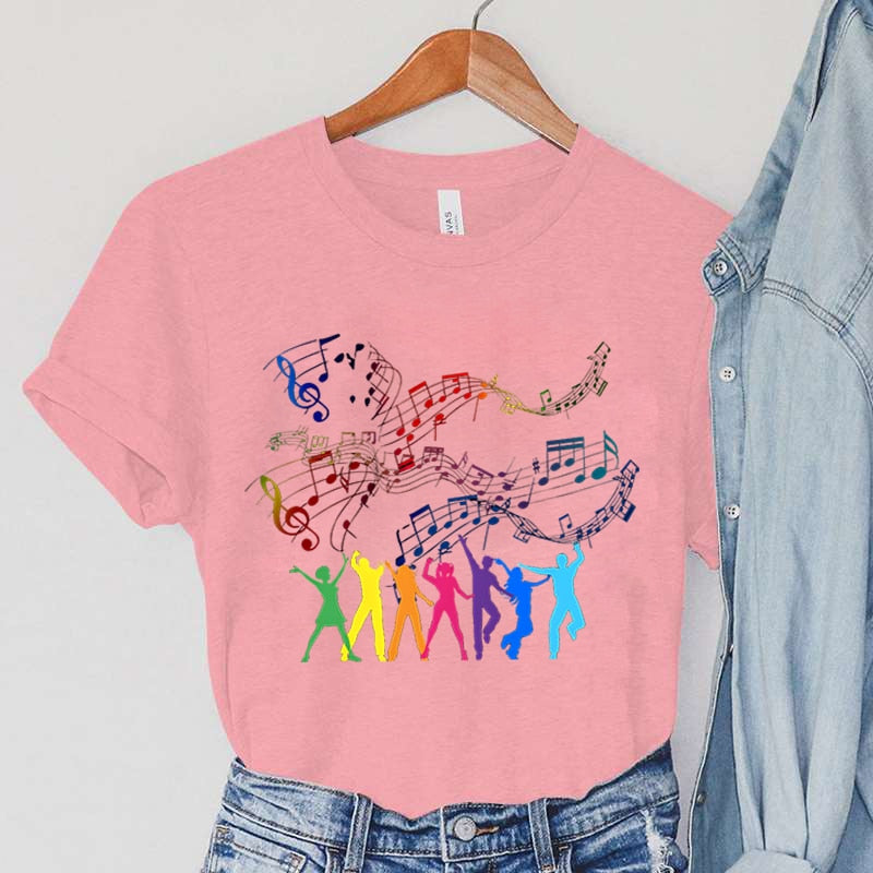 Zumba Music Note  T-shirt