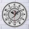 Bass Clef Circle Of Fifths Wall Clock