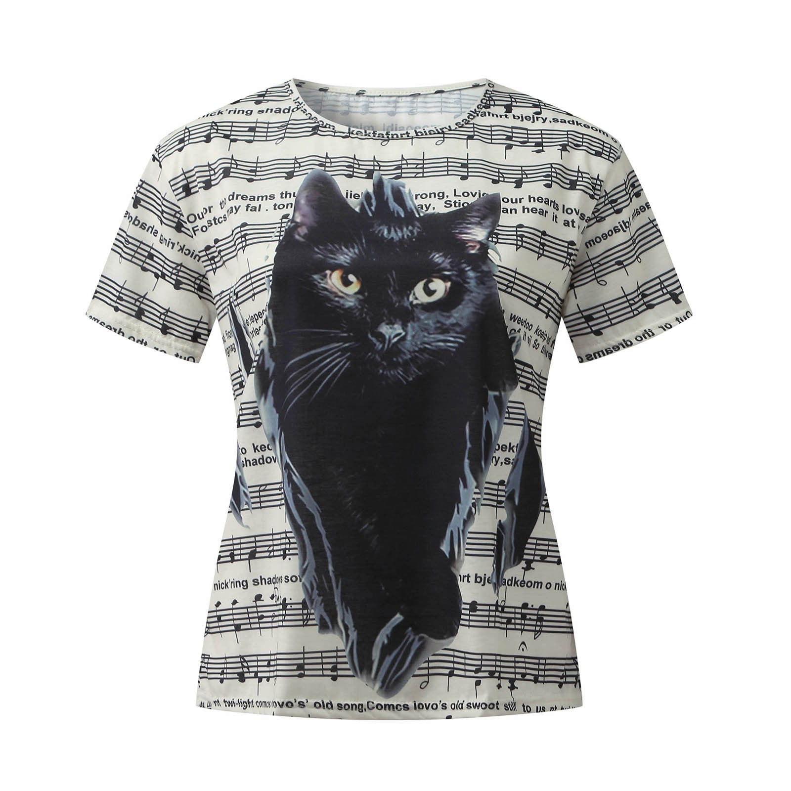 Music Cat 3D T-shirt