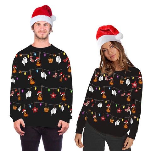 Guitar Printed 3D Sweater