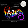 Colorful Music Flow Neon Sign