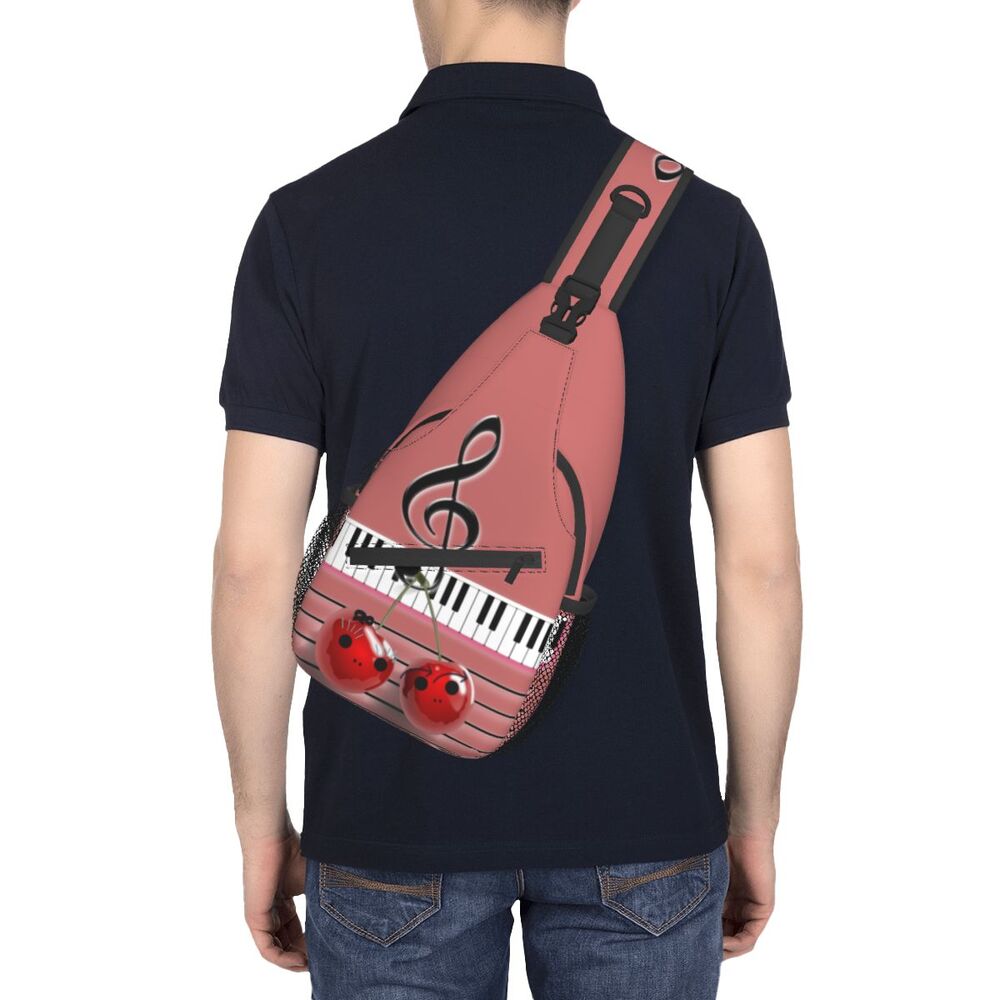 Treble Clef Piano Chest Bag