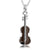 Lovely Violin Pendant Necklace