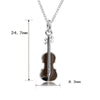 Lovely Violin Pendant Necklace