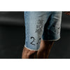 Music Notes Mens Denim Shorts