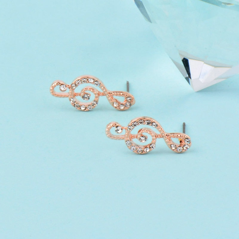 Free - Musical Note Stud Earrings
