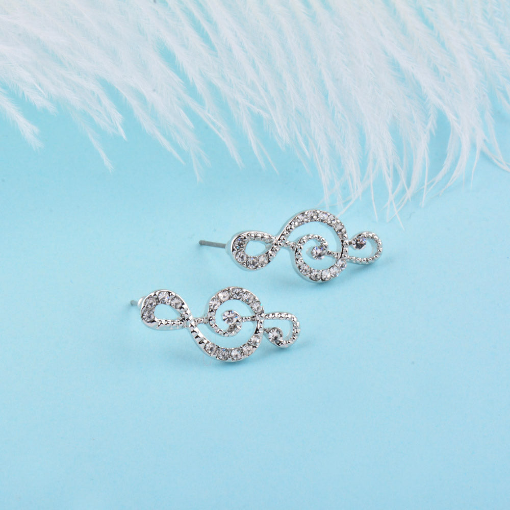 Free - Musical Note Stud Earrings