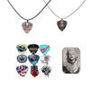 Bass Guitar Picks Pendants Set