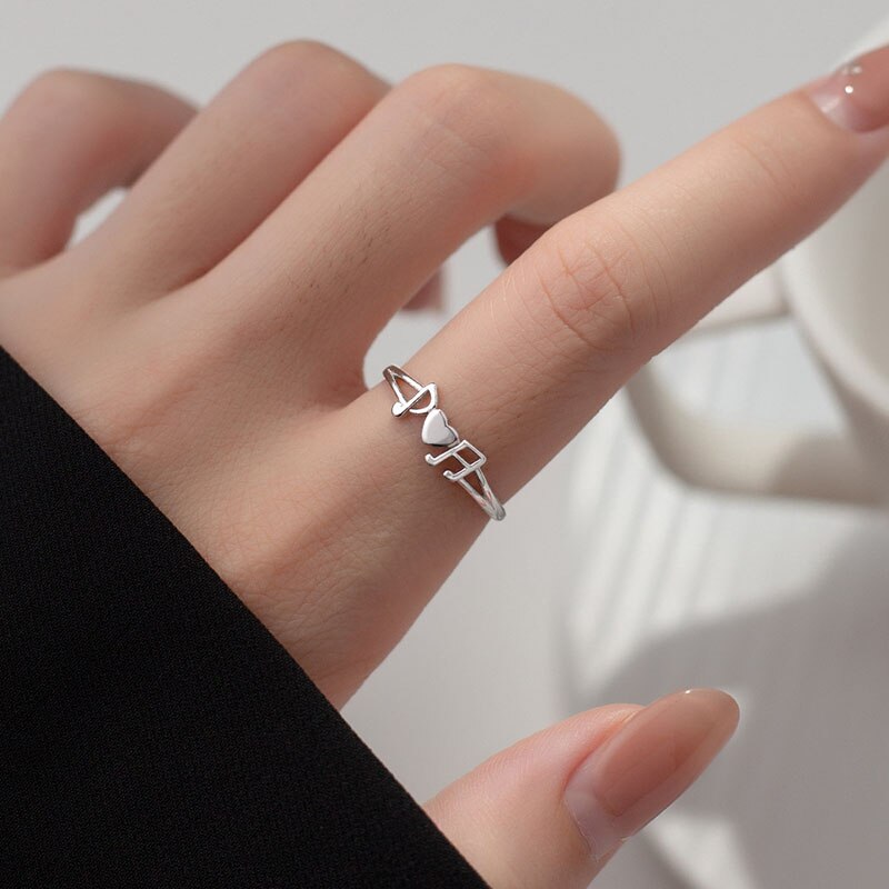 Music Note Love Adjustable Ring