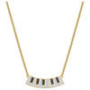 Elegant Piano Keys Pendant Necklace