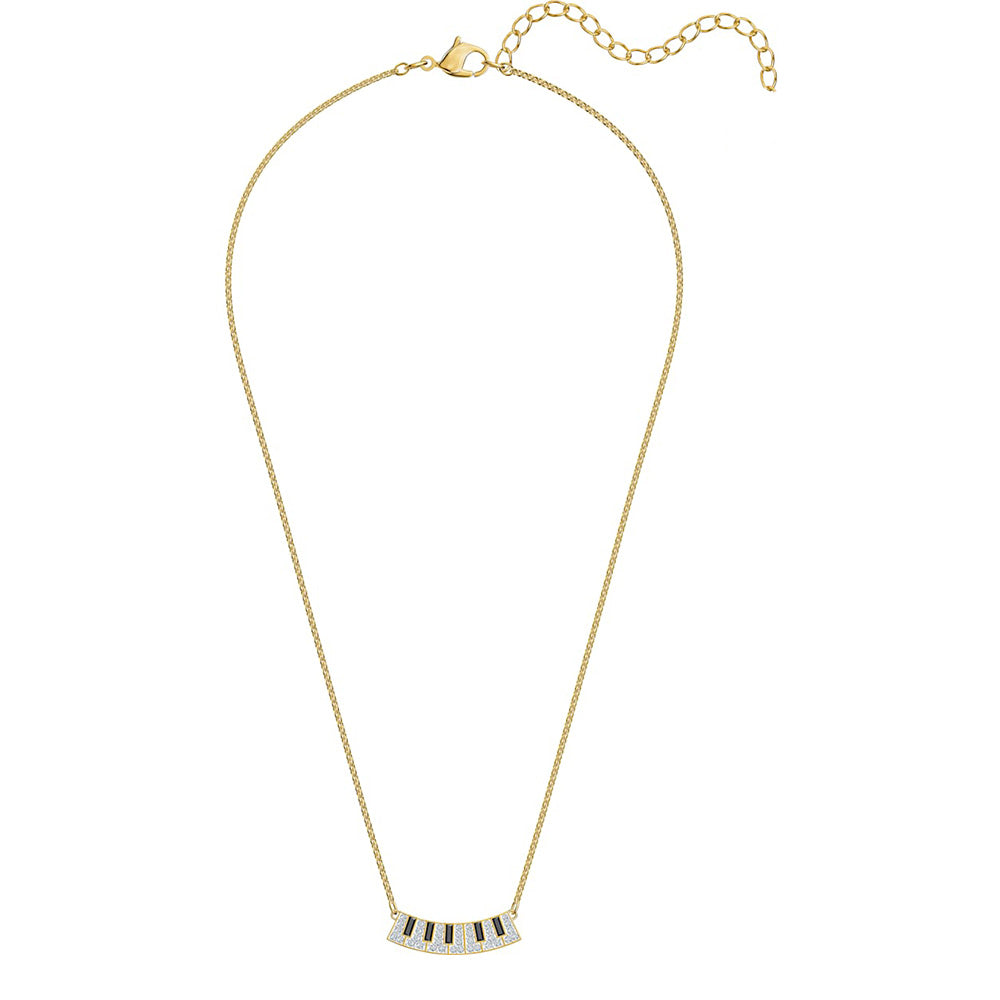 Elegant Piano Keys Pendant Necklace