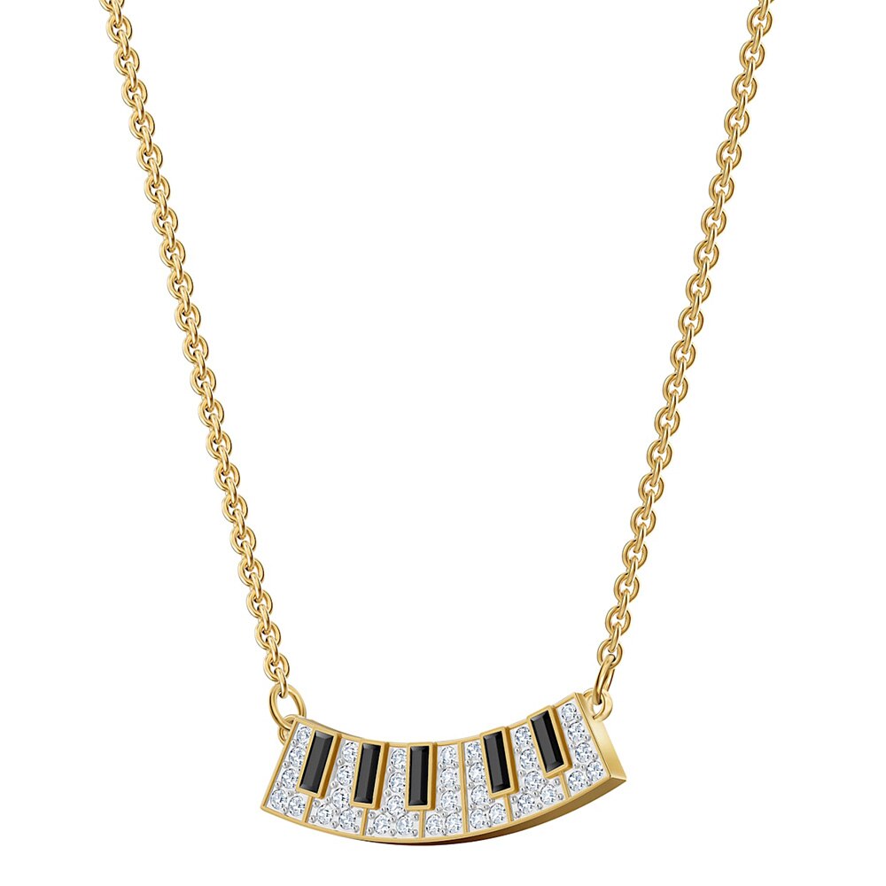 Elegant Piano Keys Pendant Necklace