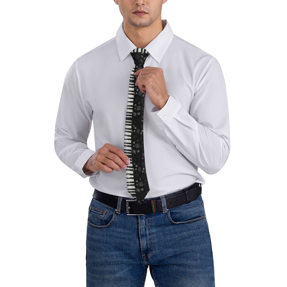 Piano Keys Bi-Tone Tie