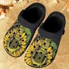 Sunflower Music Note Slippers