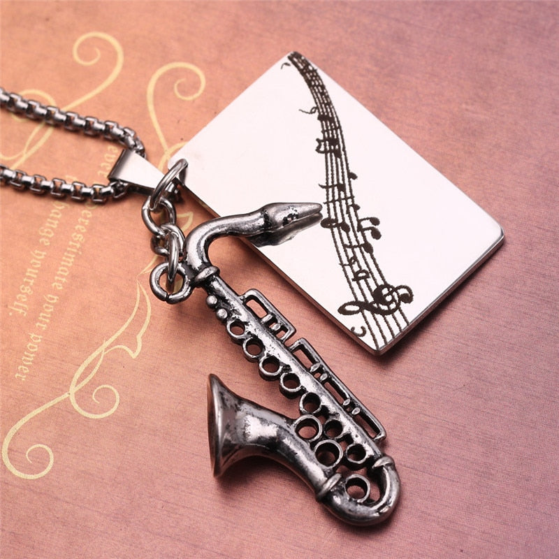 Saxophone/Trumpet Musical Necklace - { shop_name }} - Review