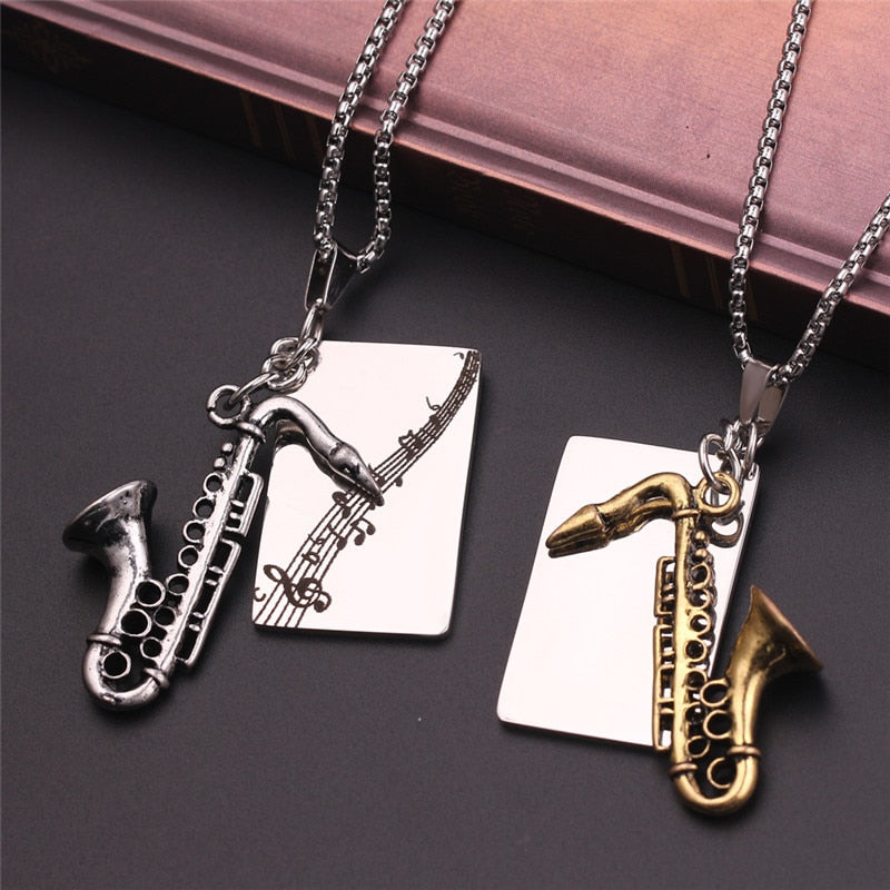 Saxophone/Trumpet Musical Necklace - { shop_name }} - Review