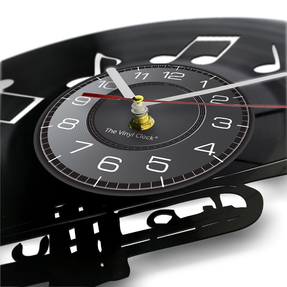 LED Trumpet Illuminated Wall Clock