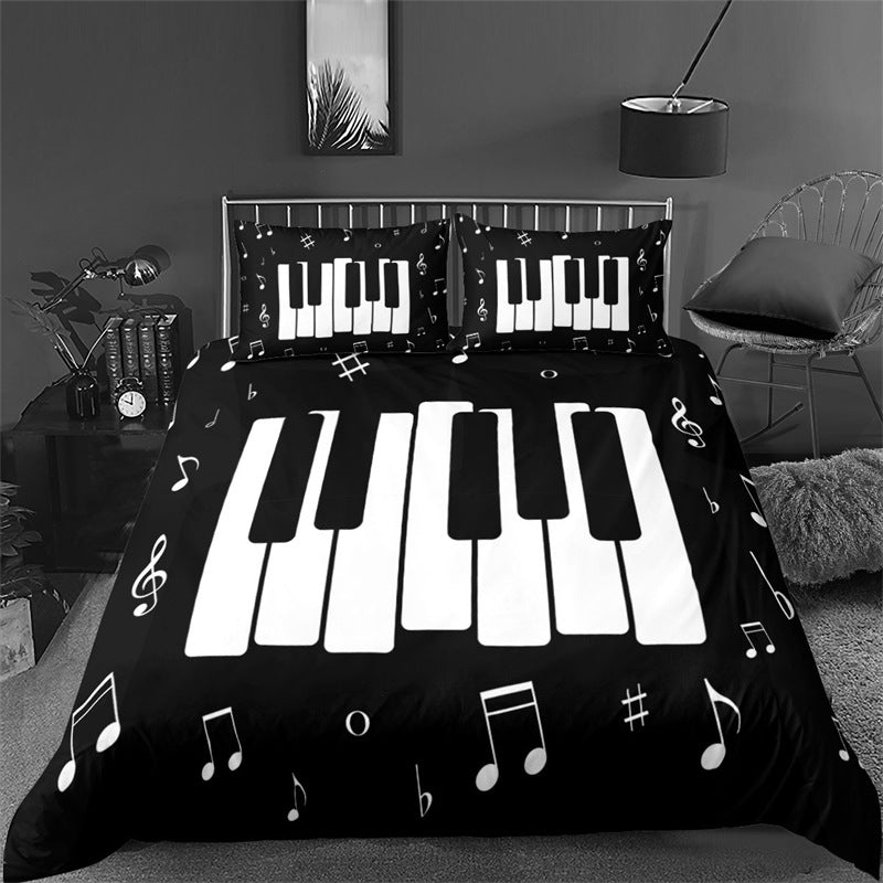 Stunning Piano Music Bedding Set