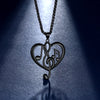 Heart Music Note Pendant