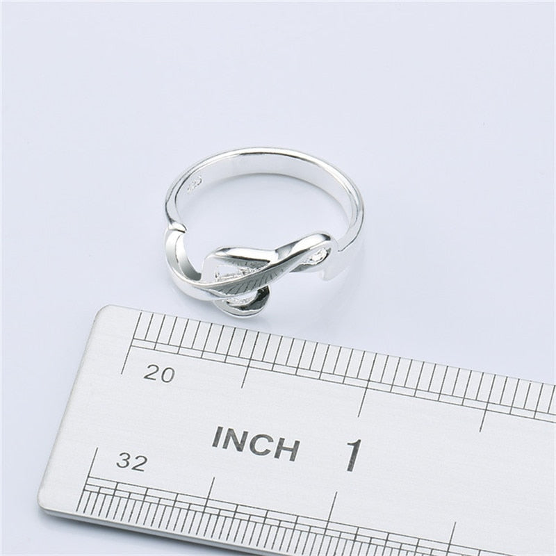 Silver Treble Clef Ring