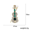 Simple Luxurious Violin Brooch