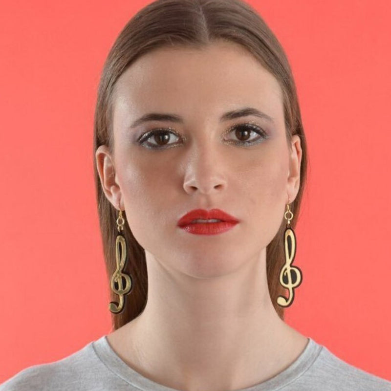 Lovely Musical Note Earrings