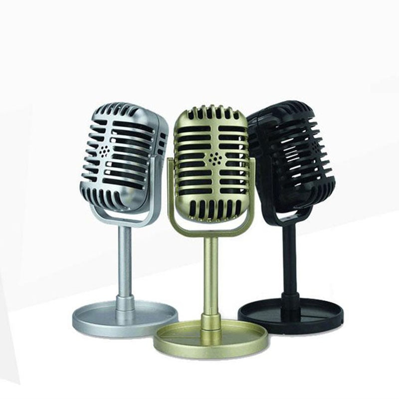 Classic Retro Microphone Decor