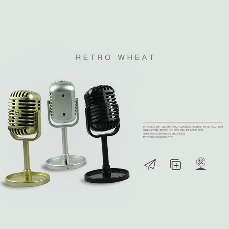 Classic Retro Microphone Decor