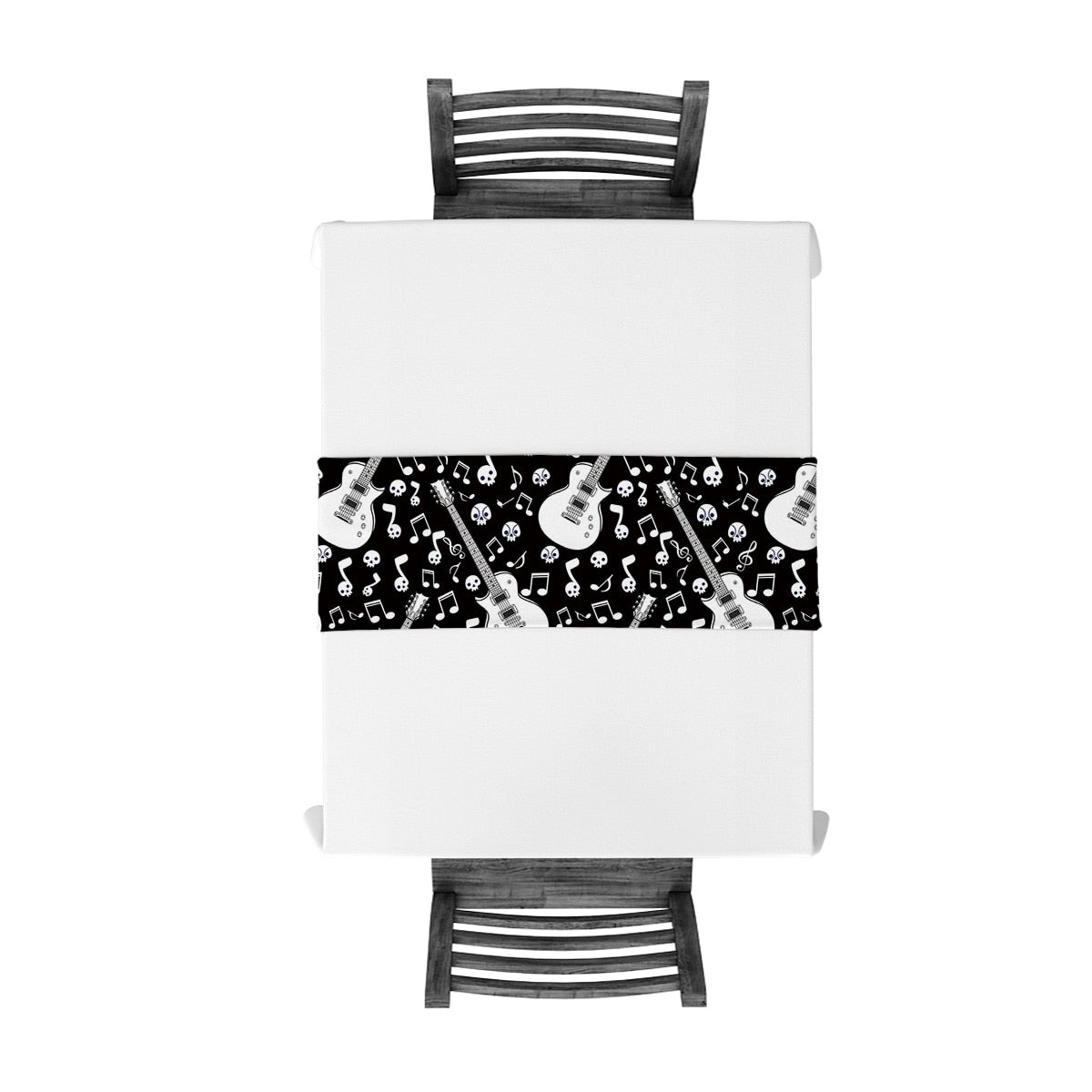 Black Music Guitar Table Runner