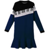 Piano Keys Crewneck Dress