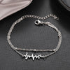 Music Note Stainless Steel Bracelet