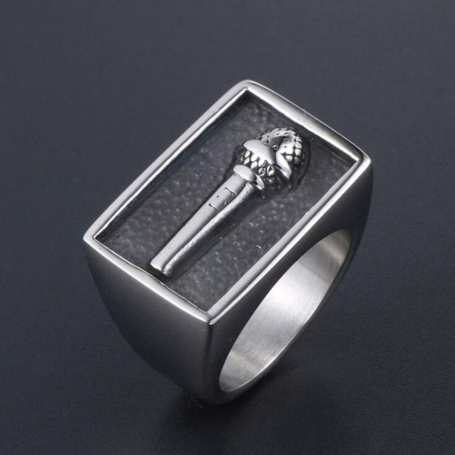 Hip-Hop Microphone Music Ring