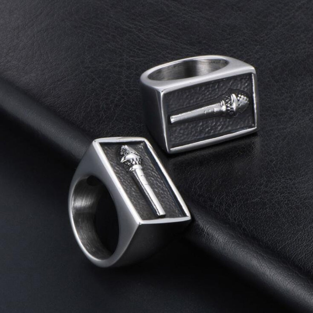 Hip-Hop Microphone Music Ring