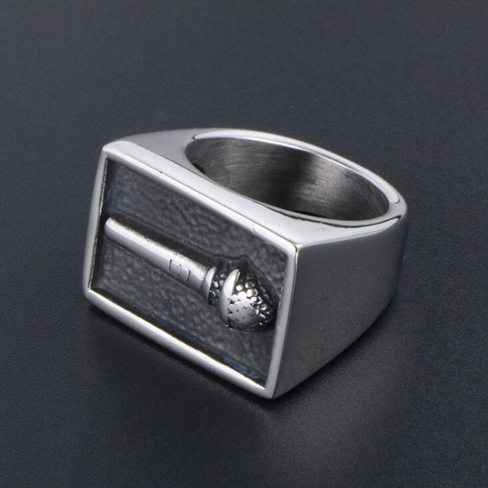 Hip-Hop Microphone Music Ring
