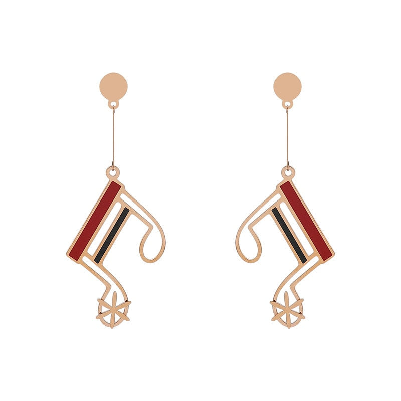 Classic Music Geometric Earrings