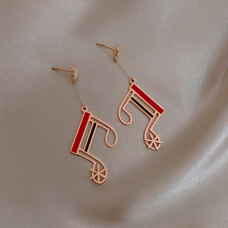 Classic Music Geometric Earrings