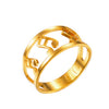 Music Notes Gold/Silver Ring