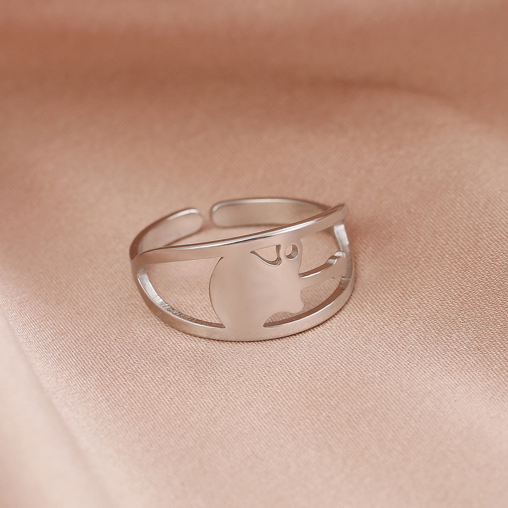 Hollow Guitar Adjustable Ring