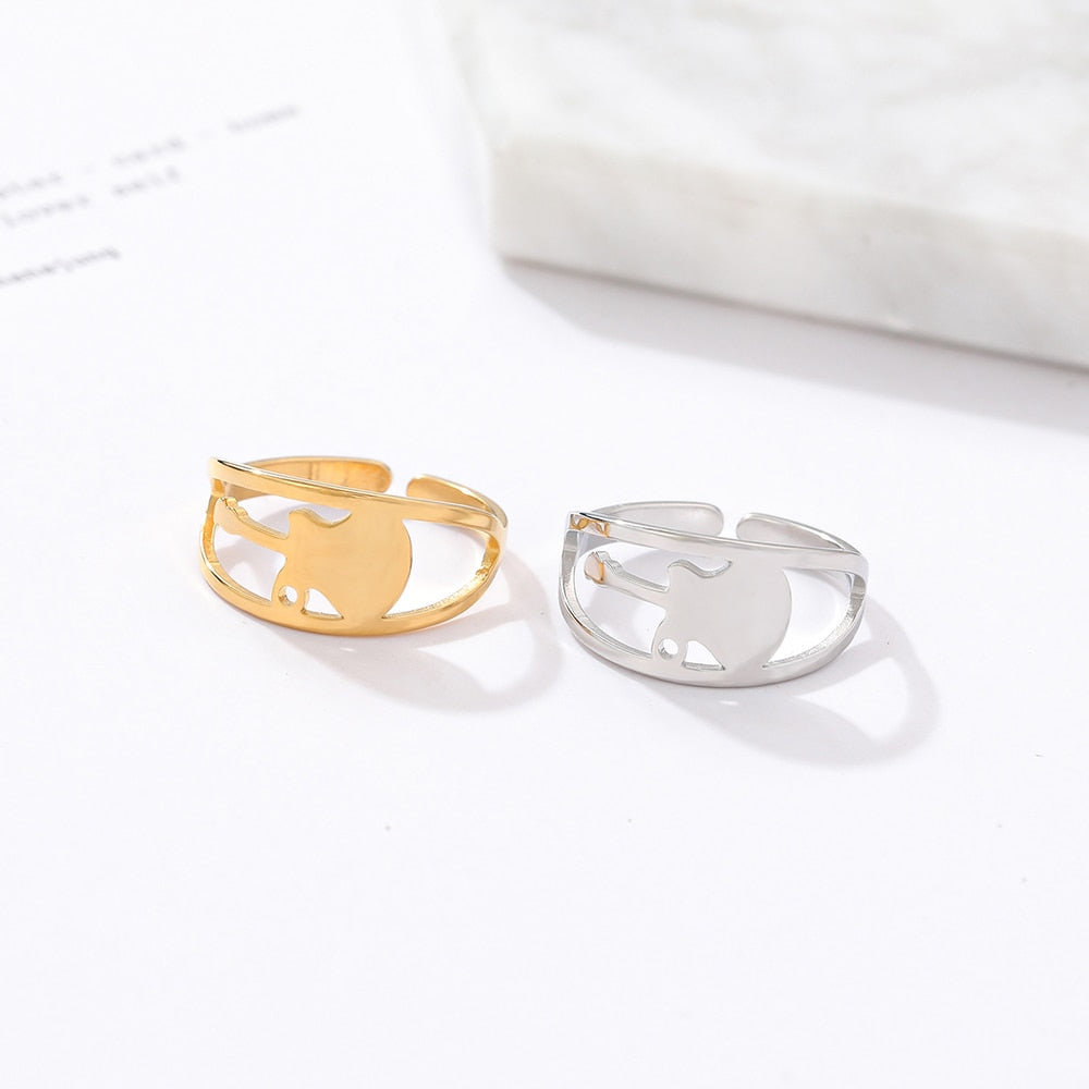Hollow Guitar Adjustable Ring