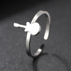 Minimalist Guitar Adjustable Ring