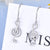 925 Sterling Silver Music Notes Earrings