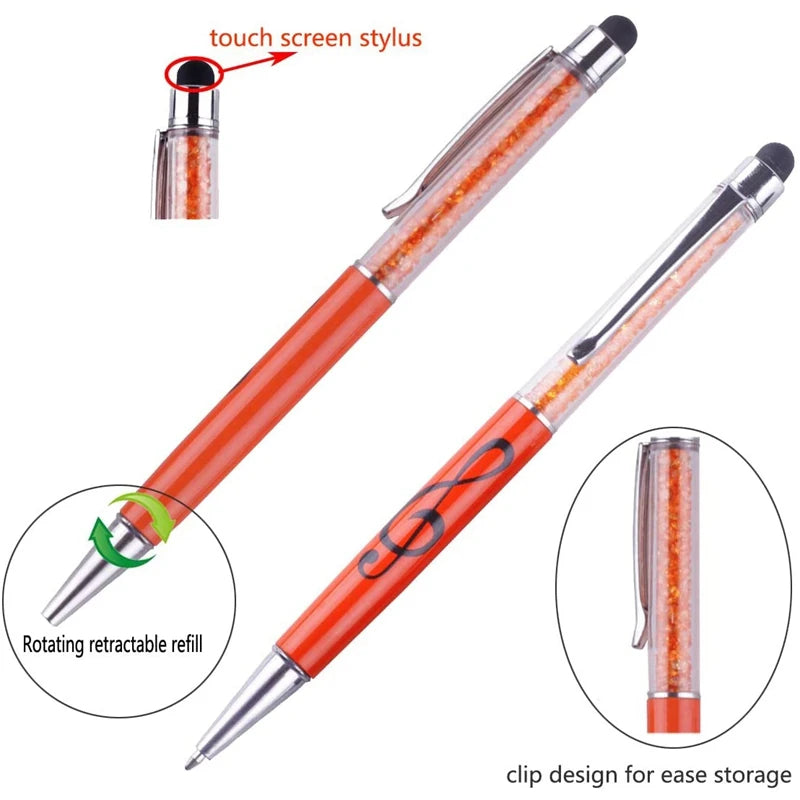 Music Print Ballpoint & Touch-Screen Pen