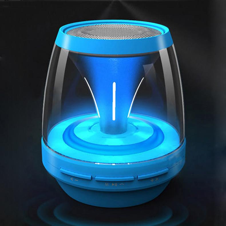 Subwoofer Plug-in Card Bluetooth Colorful Light Speaker